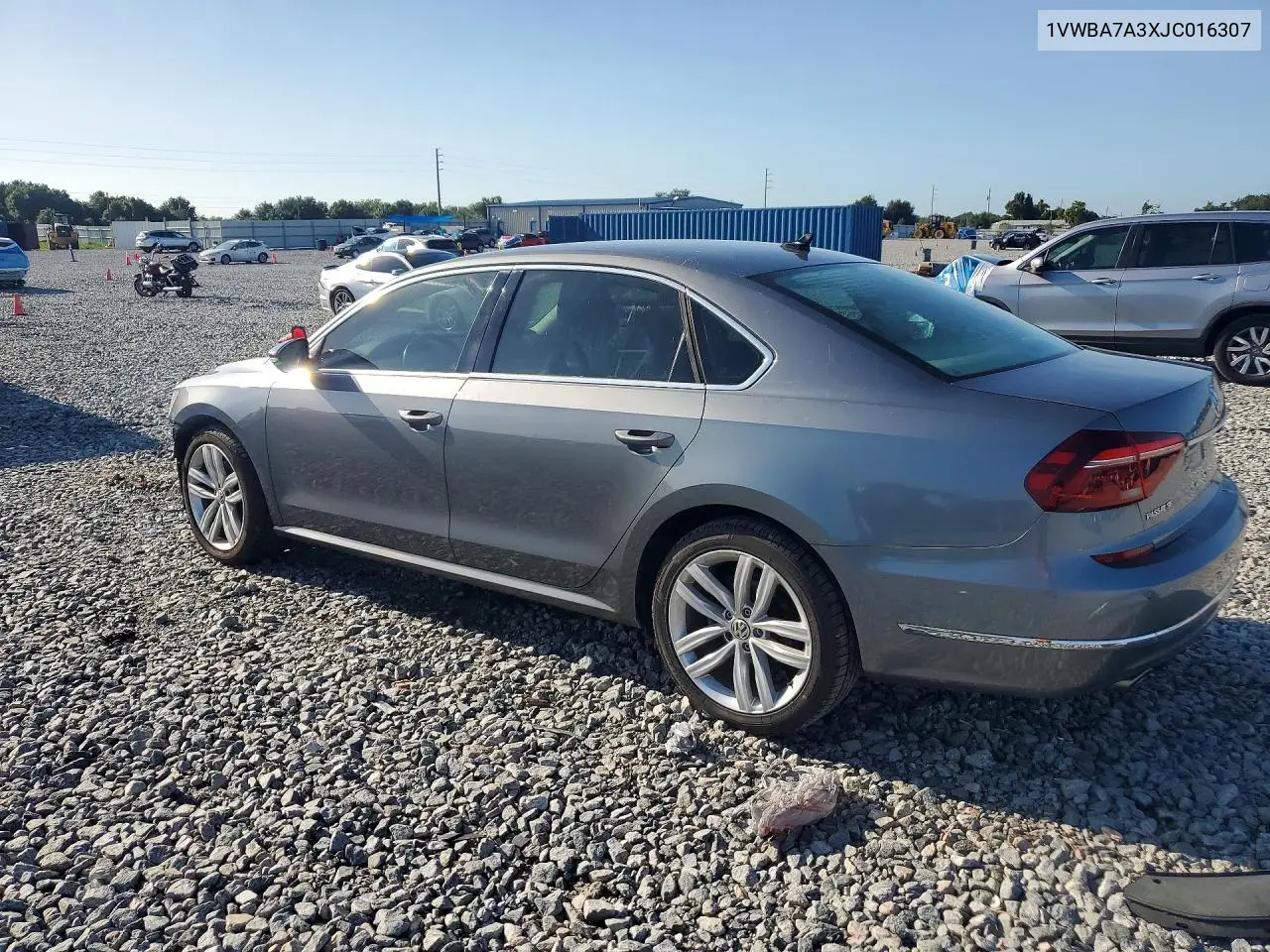 2018 Volkswagen Passat Se VIN: 1VWBA7A3XJC016307 Lot: 61693446