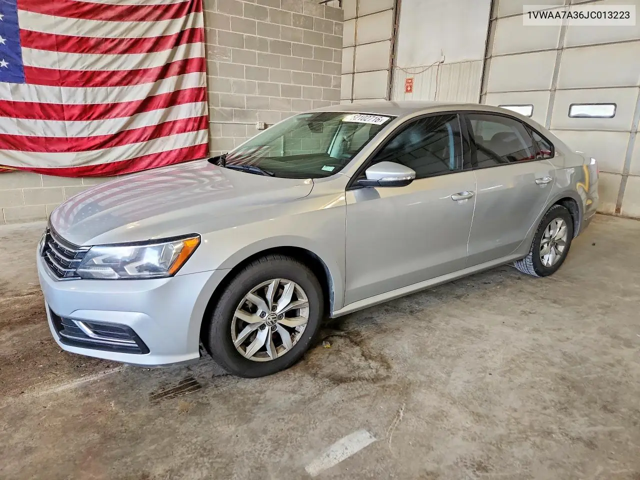 2018 Volkswagen Passat S VIN: 1VWAA7A36JC013223 Lot: 62102716