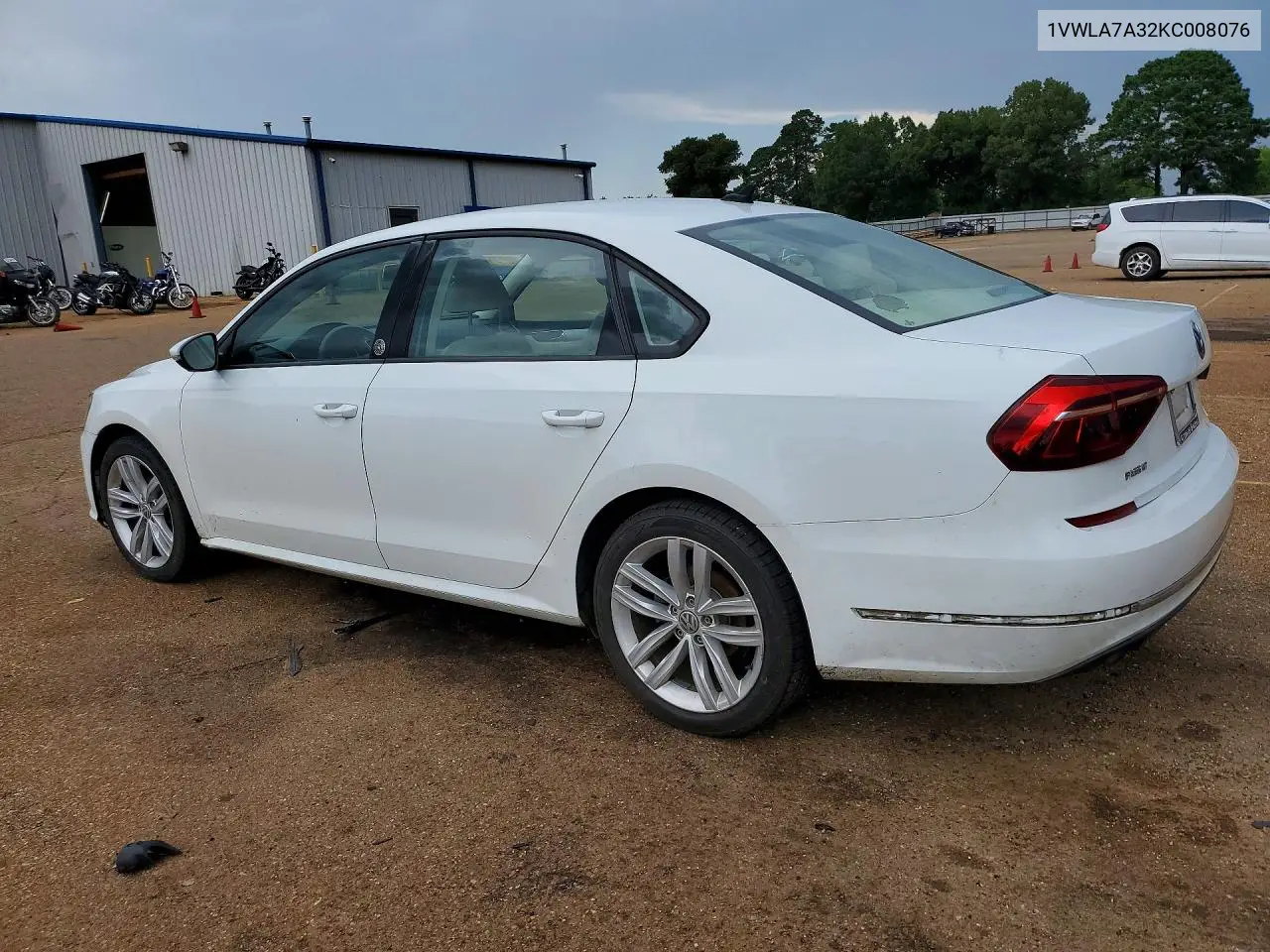 2019 Volkswagen Passat Wolfsburg VIN: 1VWLA7A32KC008076 Lot: 59605416