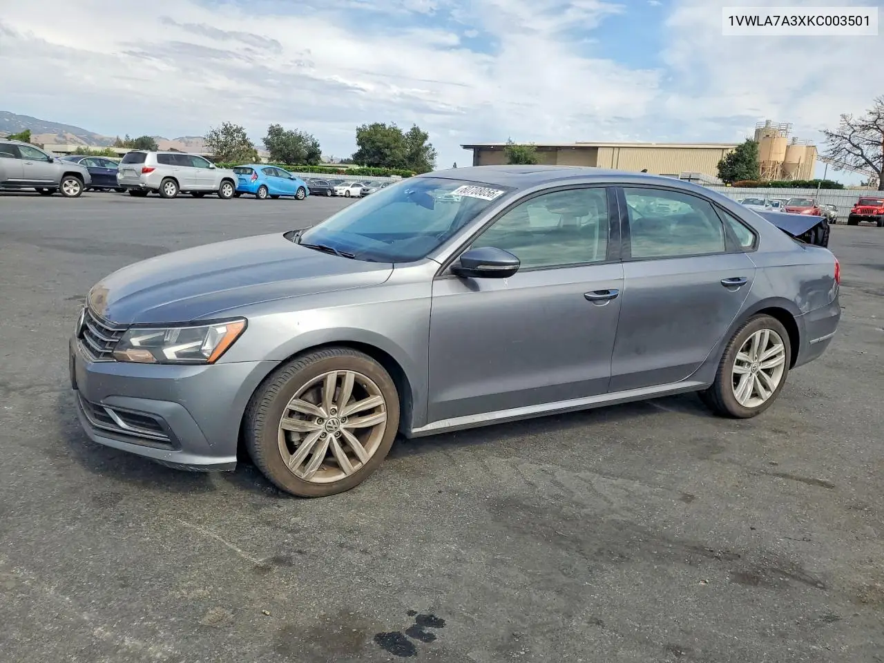 2019 Volkswagen Passat Wolfsburg VIN: 1VWLA7A3XKC003501 Lot: 60708056