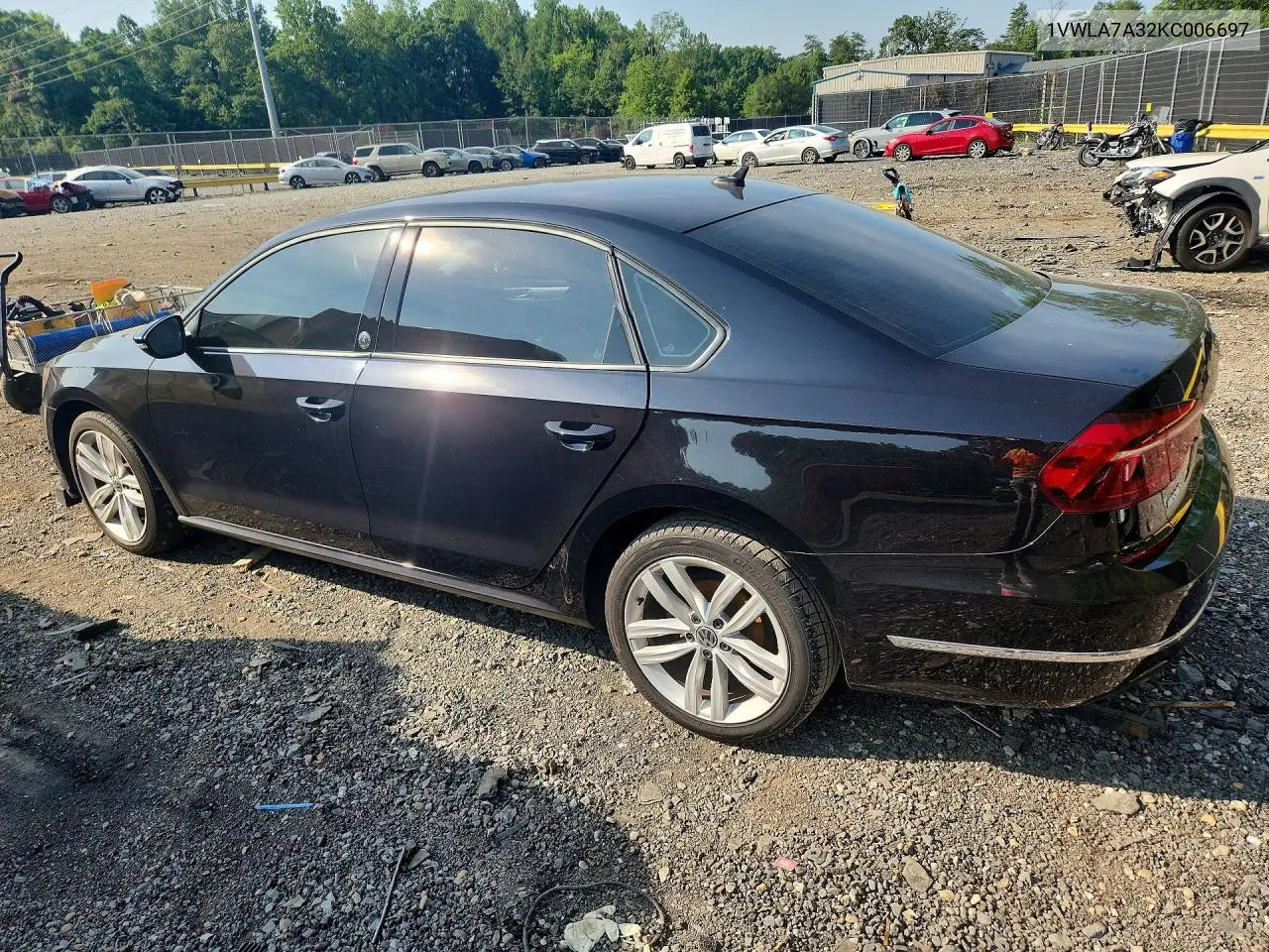2019 Volkswagen Passat Wolfsburg VIN: 1VWLA7A32KC006697 Lot: 61245086