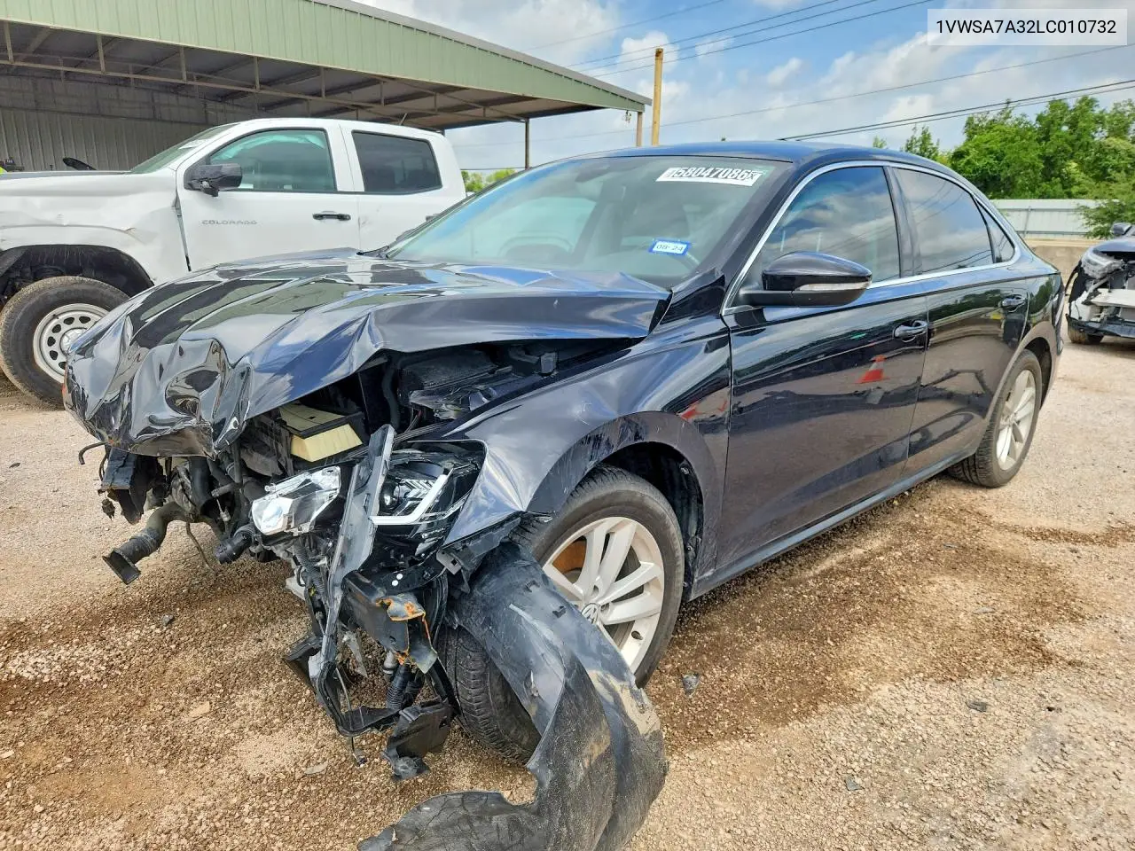 2020 Volkswagen Passat Se VIN: 1VWSA7A32LC010732 Lot: 58047086