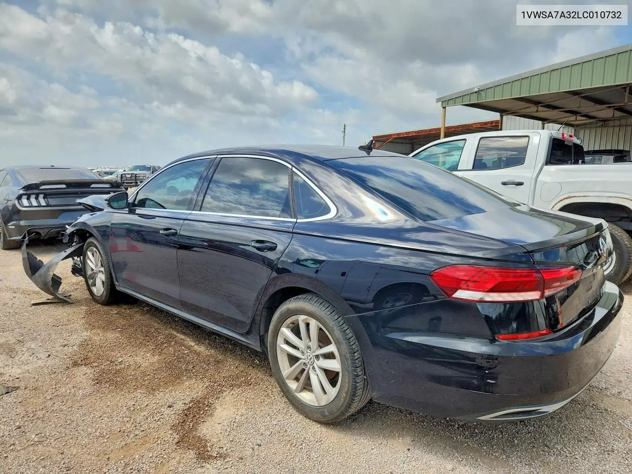 2020 Volkswagen Passat Se VIN: 1VWSA7A32LC010732 Lot: 58047086