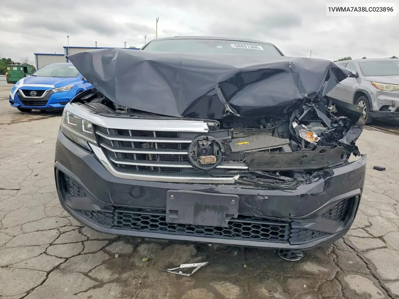 2020 Volkswagen Passat R-Line VIN: 1VWMA7A38LC023896 Lot: 58891366