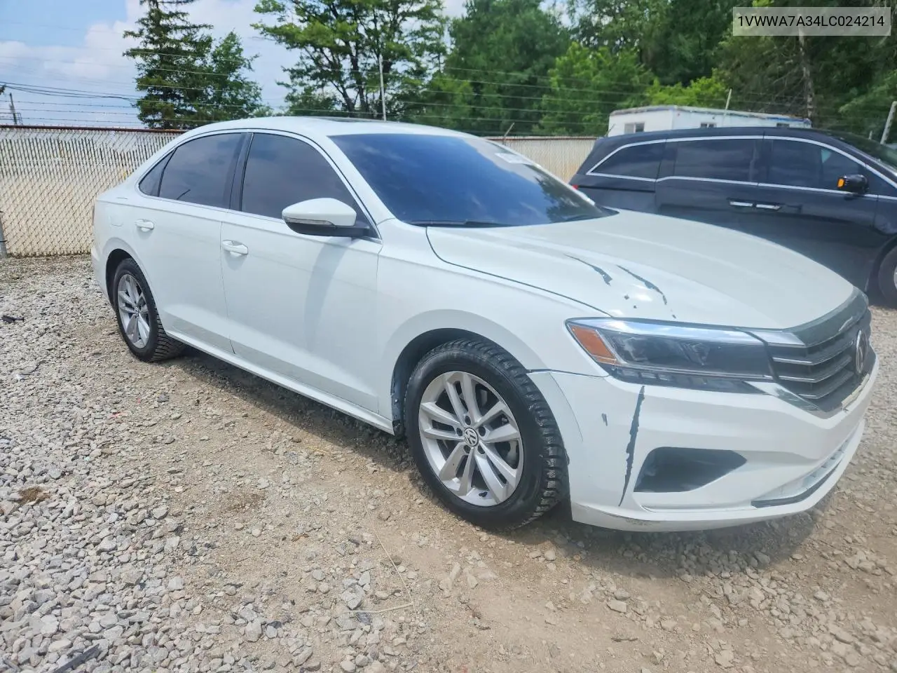 2020 Volkswagen Passat Se VIN: 1VWWA7A34LC024214 Lot: 60124156