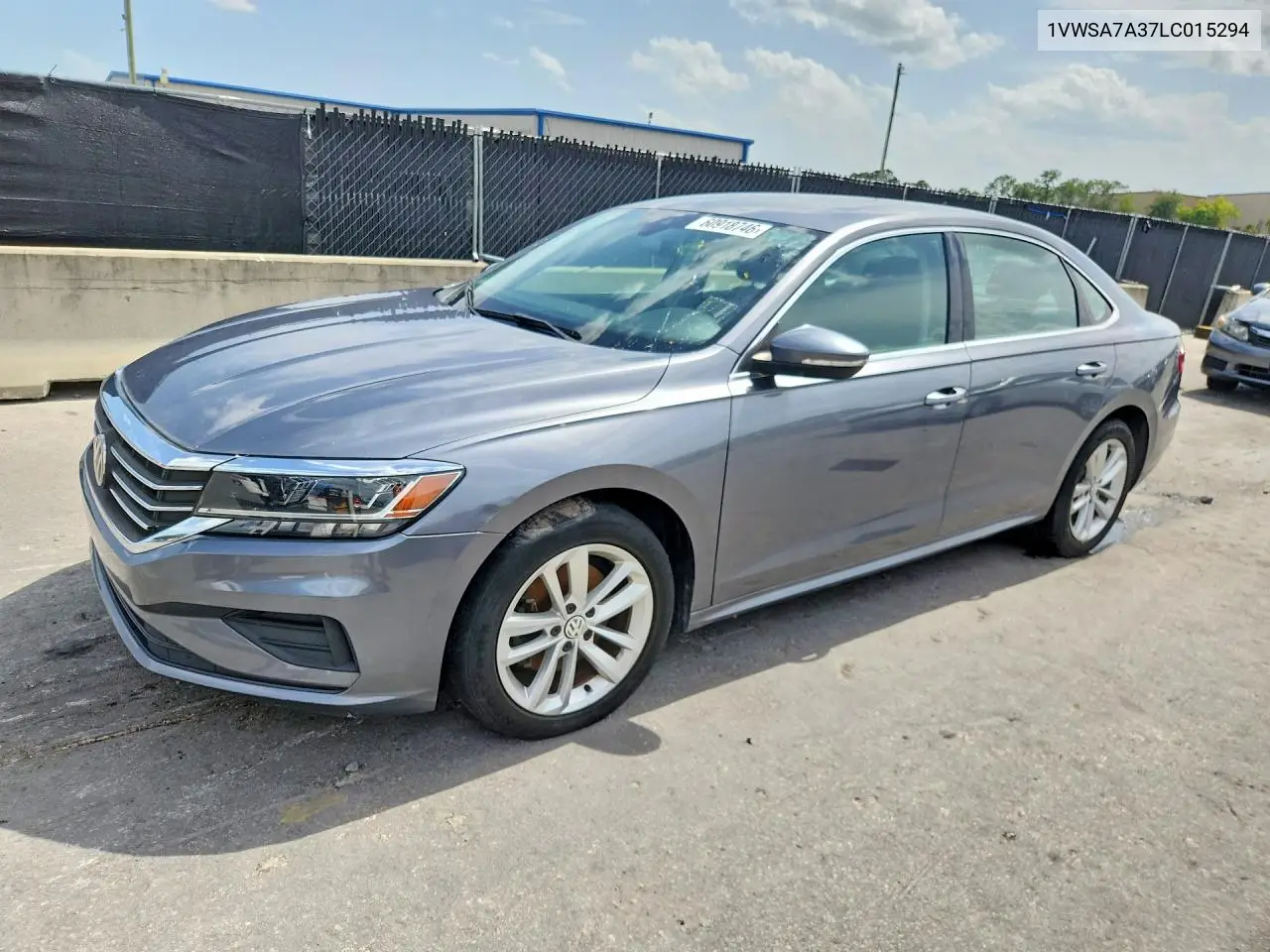 2020 Volkswagen Passat Se VIN: 1VWSA7A37LC015294 Lot: 60918746