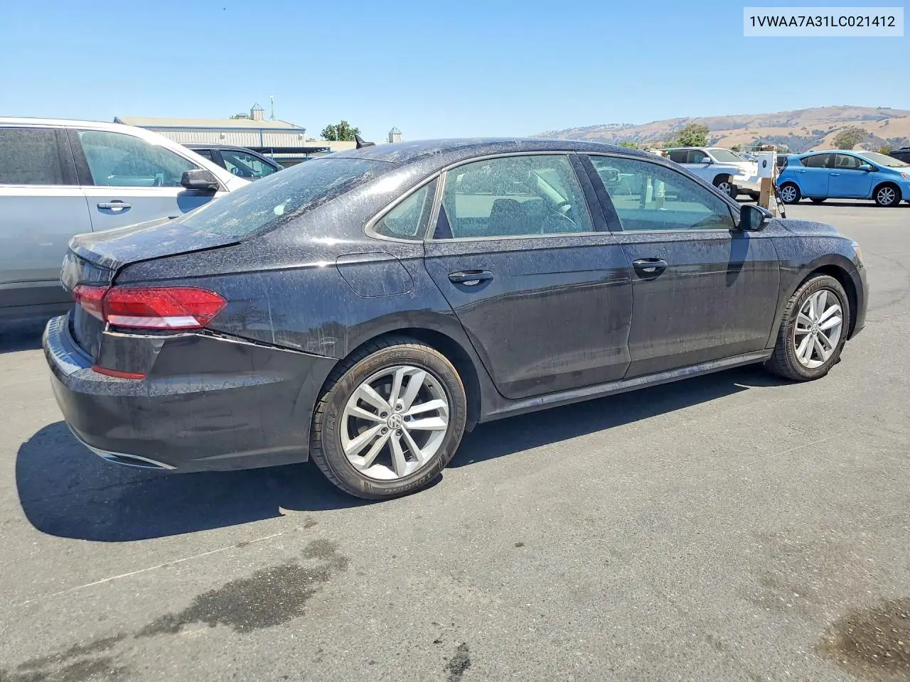 2020 Volkswagen Passat S VIN: 1VWAA7A31LC021412 Lot: 61186116
