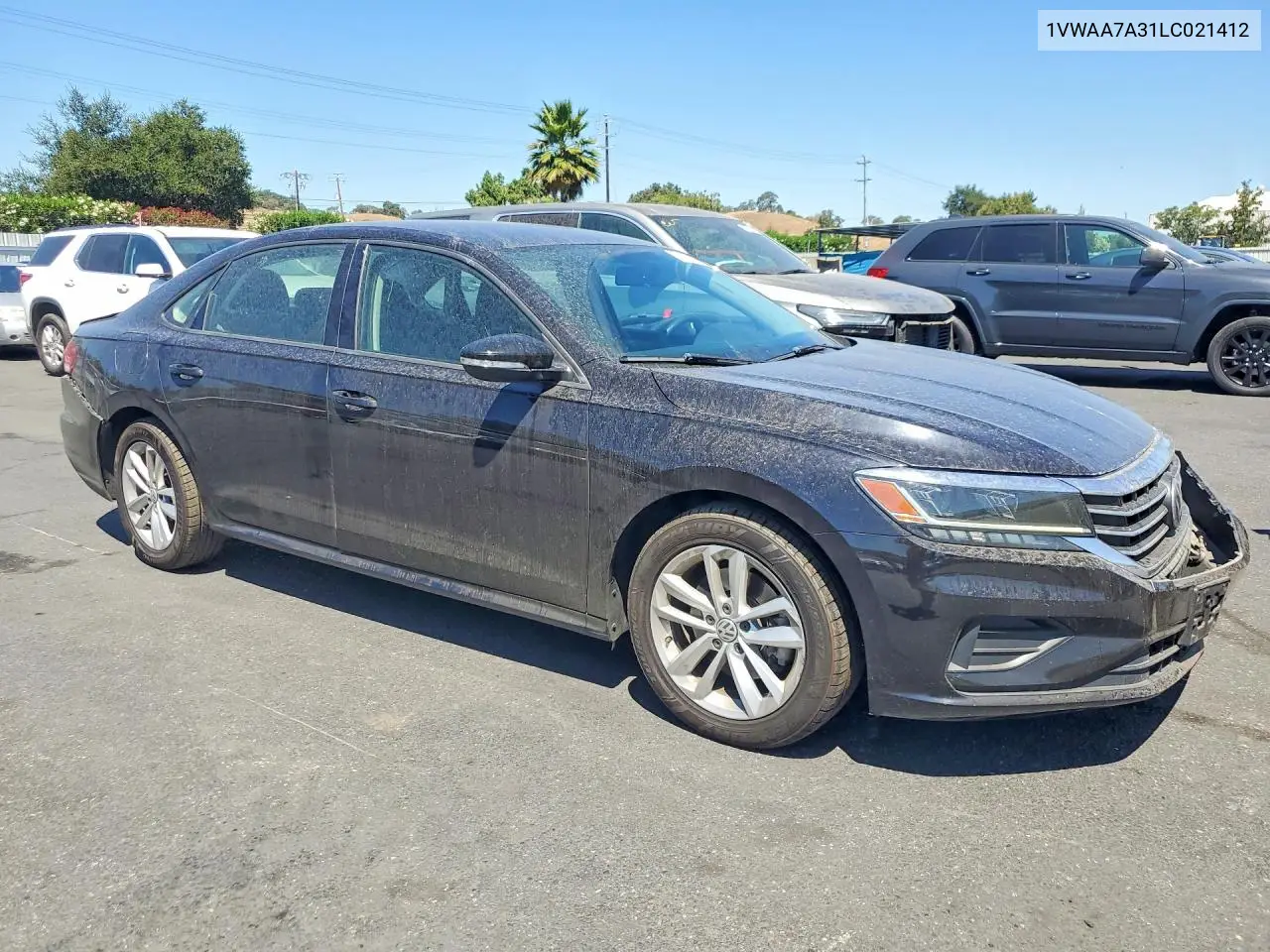 2020 Volkswagen Passat S VIN: 1VWAA7A31LC021412 Lot: 61186116