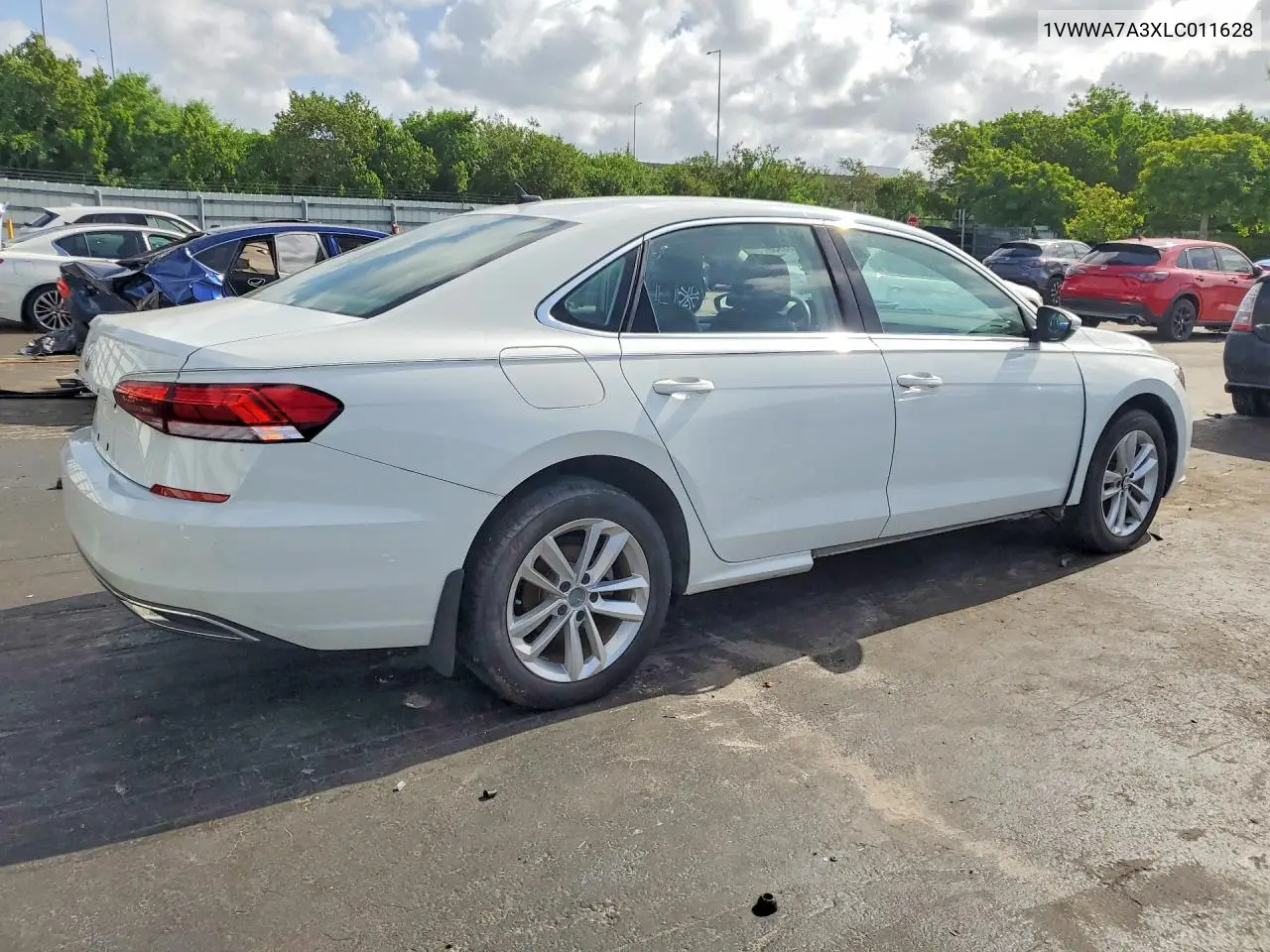2020 Volkswagen Passat Se VIN: 1VWWA7A3XLC011628 Lot: 61193936