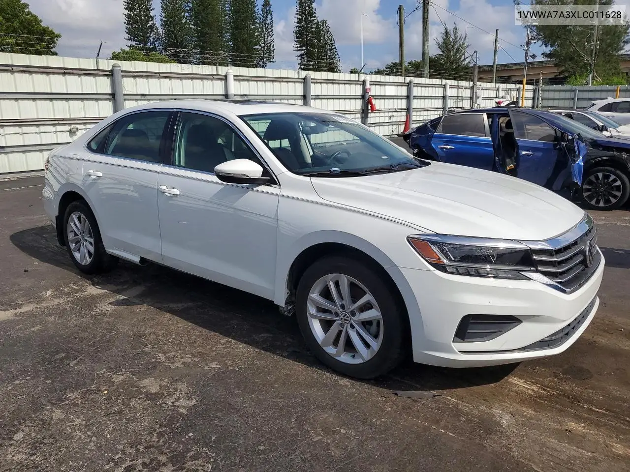 2020 Volkswagen Passat Se VIN: 1VWWA7A3XLC011628 Lot: 61193936