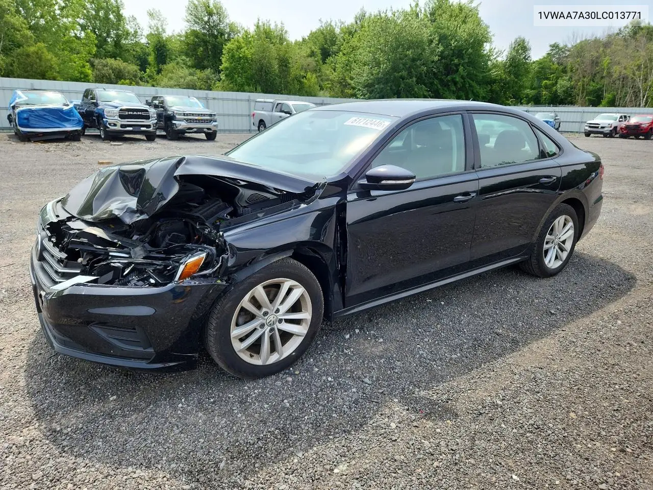 2020 Volkswagen Passat S VIN: 1VWAA7A30LC013771 Lot: 61712446