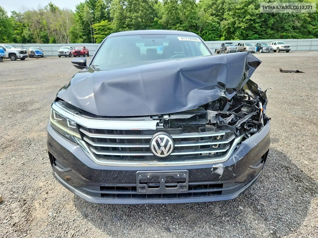 2020 Volkswagen Passat S VIN: 1VWAA7A30LC013771 Lot: 61712446