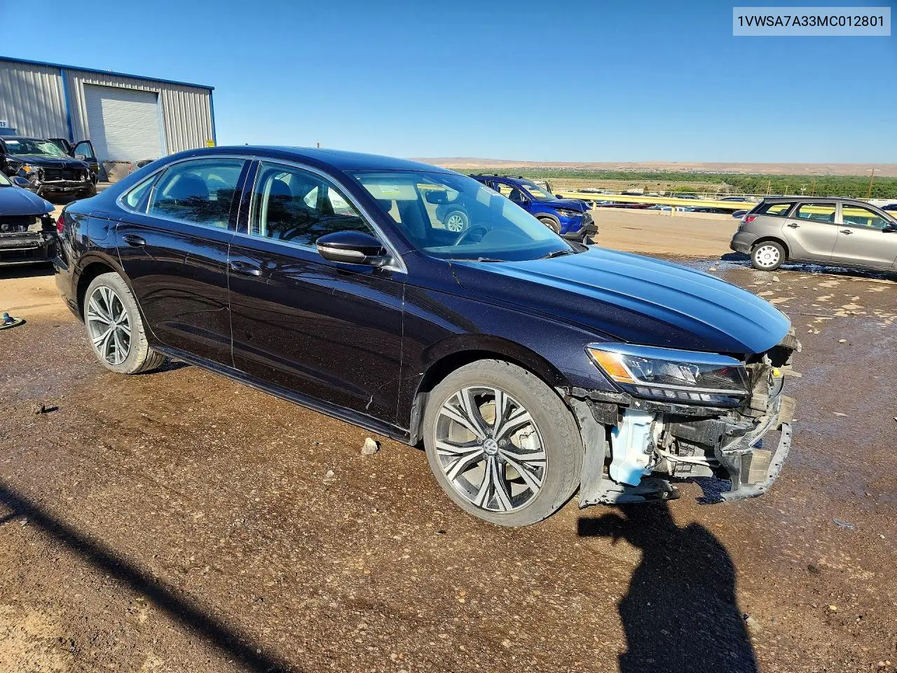 2021 Volkswagen Passat Se VIN: 1VWSA7A33MC012801 Lot: 56634446