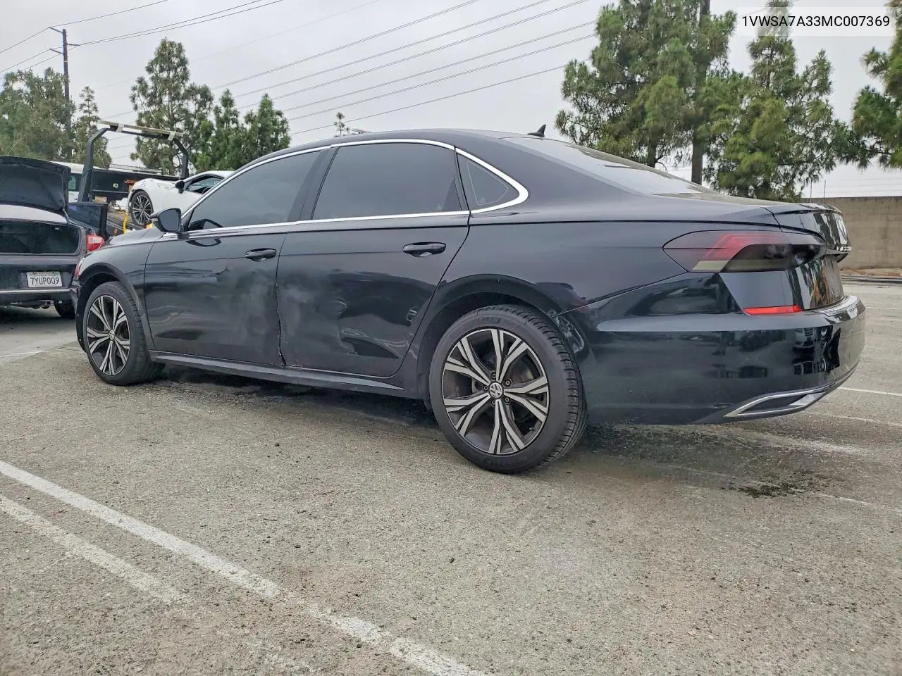 2021 Volkswagen Passat Se VIN: 1VWSA7A33MC007369 Lot: 58287666