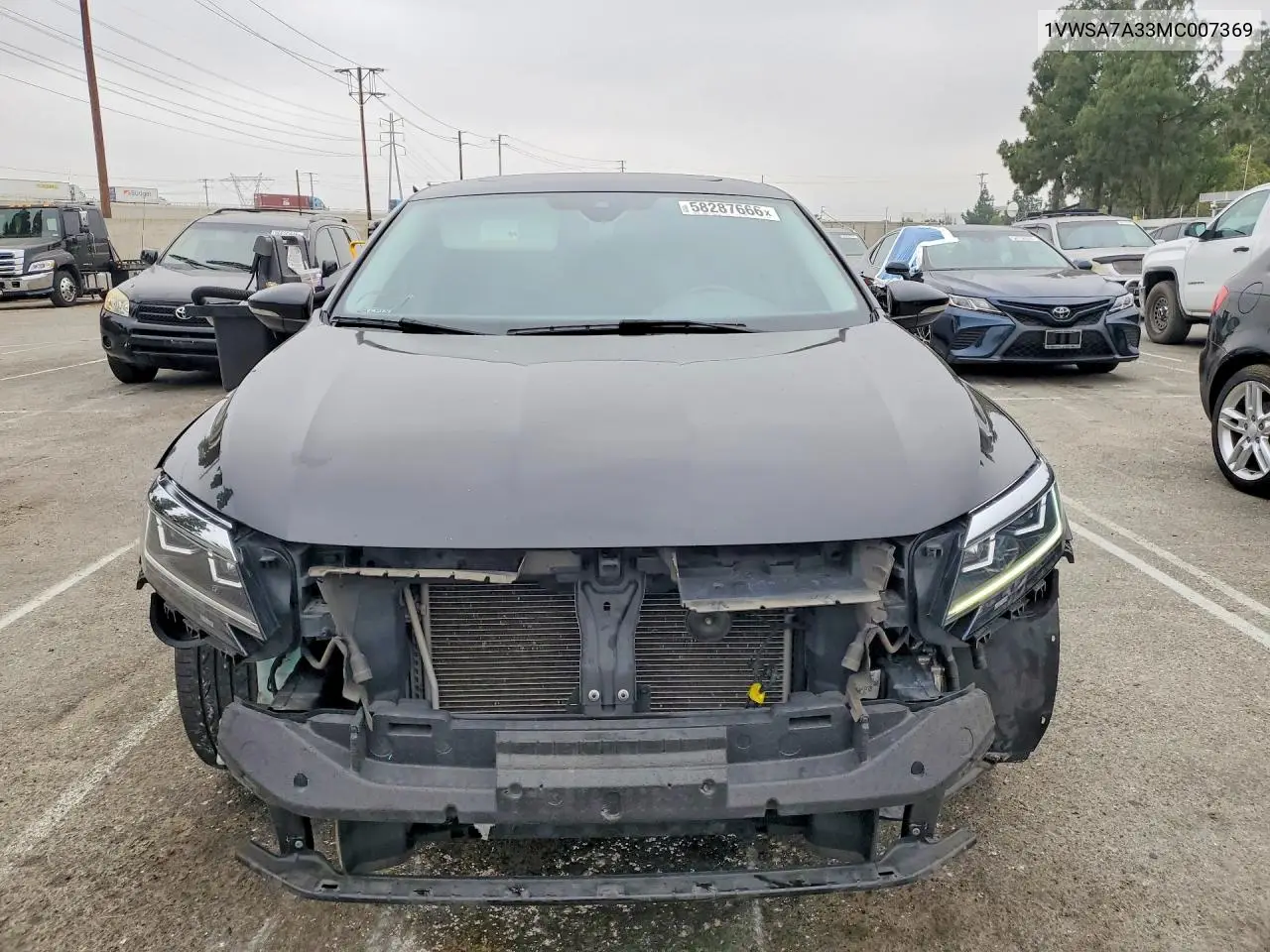 2021 Volkswagen Passat Se VIN: 1VWSA7A33MC007369 Lot: 58287666