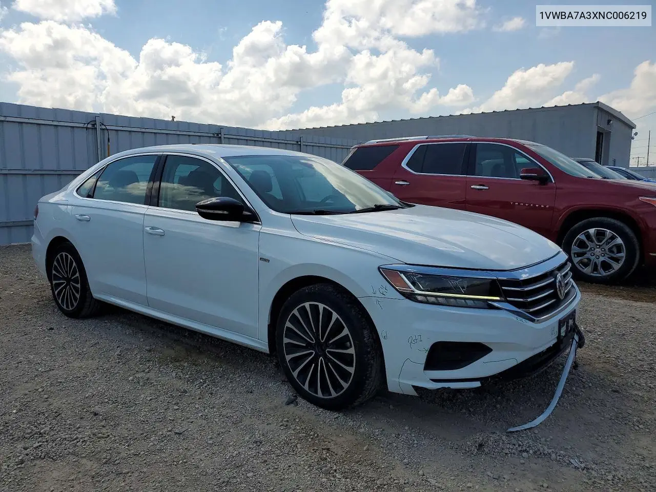 2022 Volkswagen Passat Limited Edition VIN: 1VWBA7A3XNC006219 Lot: 60686496