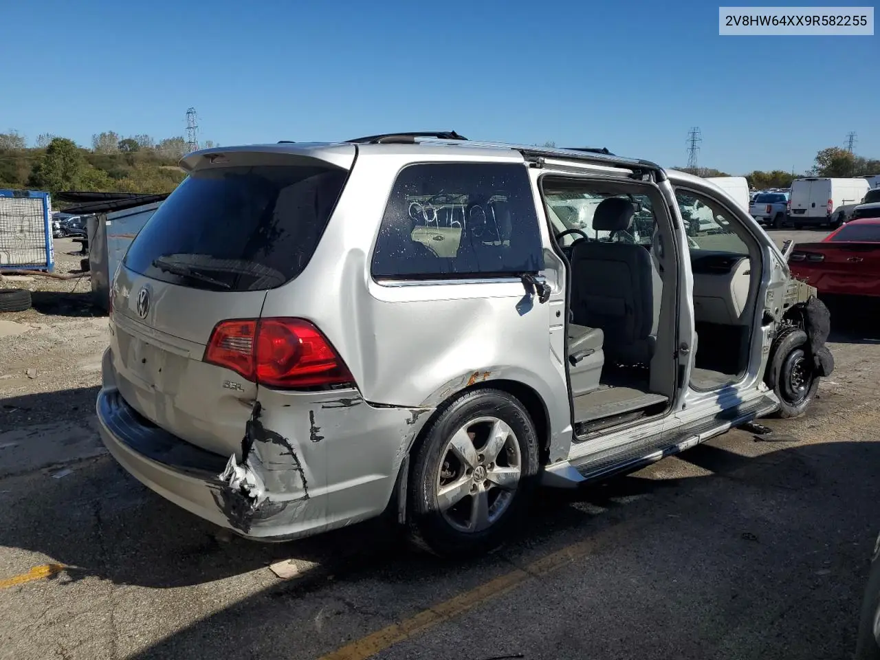 2009 Volkswagen Routan Sel Premium VIN: 2V8HW64XX9R582255 Lot: 51108745