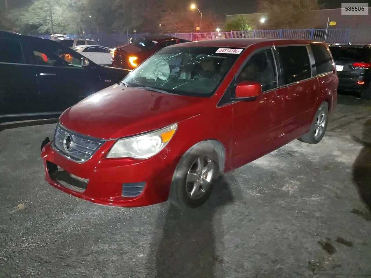 2009 Volkswagen Routan Se VIN: 586506 Lot: 54214186