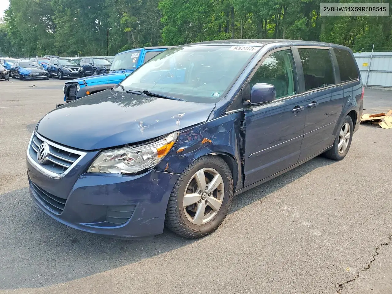 2009 Volkswagen Routan Sel VIN: 2V8HW54X59R608545 Lot: 60024136