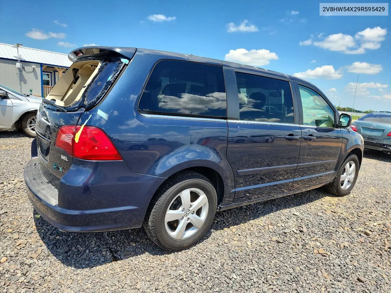 2009 Volkswagen Routan Sel VIN: 2V8HW54X29R595429 Lot: 60632726
