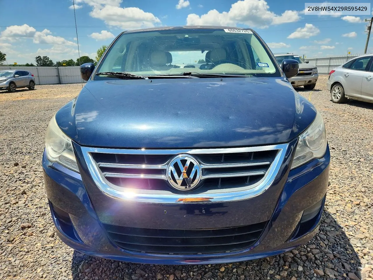 2009 Volkswagen Routan Sel VIN: 2V8HW54X29R595429 Lot: 60632726