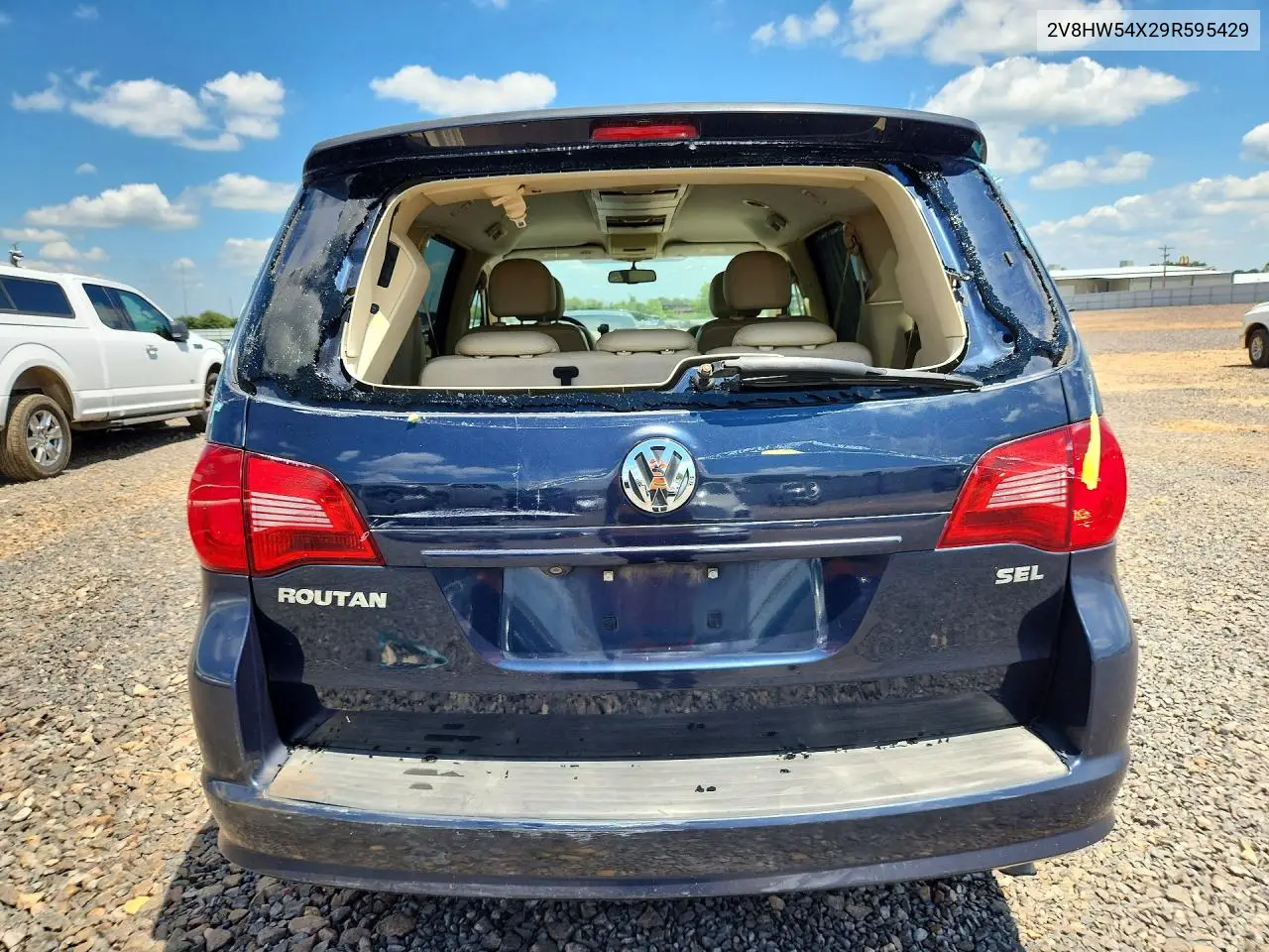 2009 Volkswagen Routan Sel VIN: 2V8HW54X29R595429 Lot: 60632726