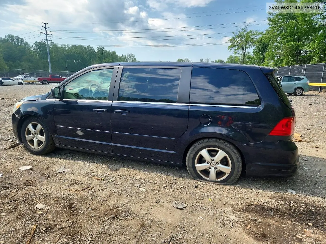 2010 Volkswagen Routan Se VIN: 2V4RW3D14AR388115 Lot: 50914406