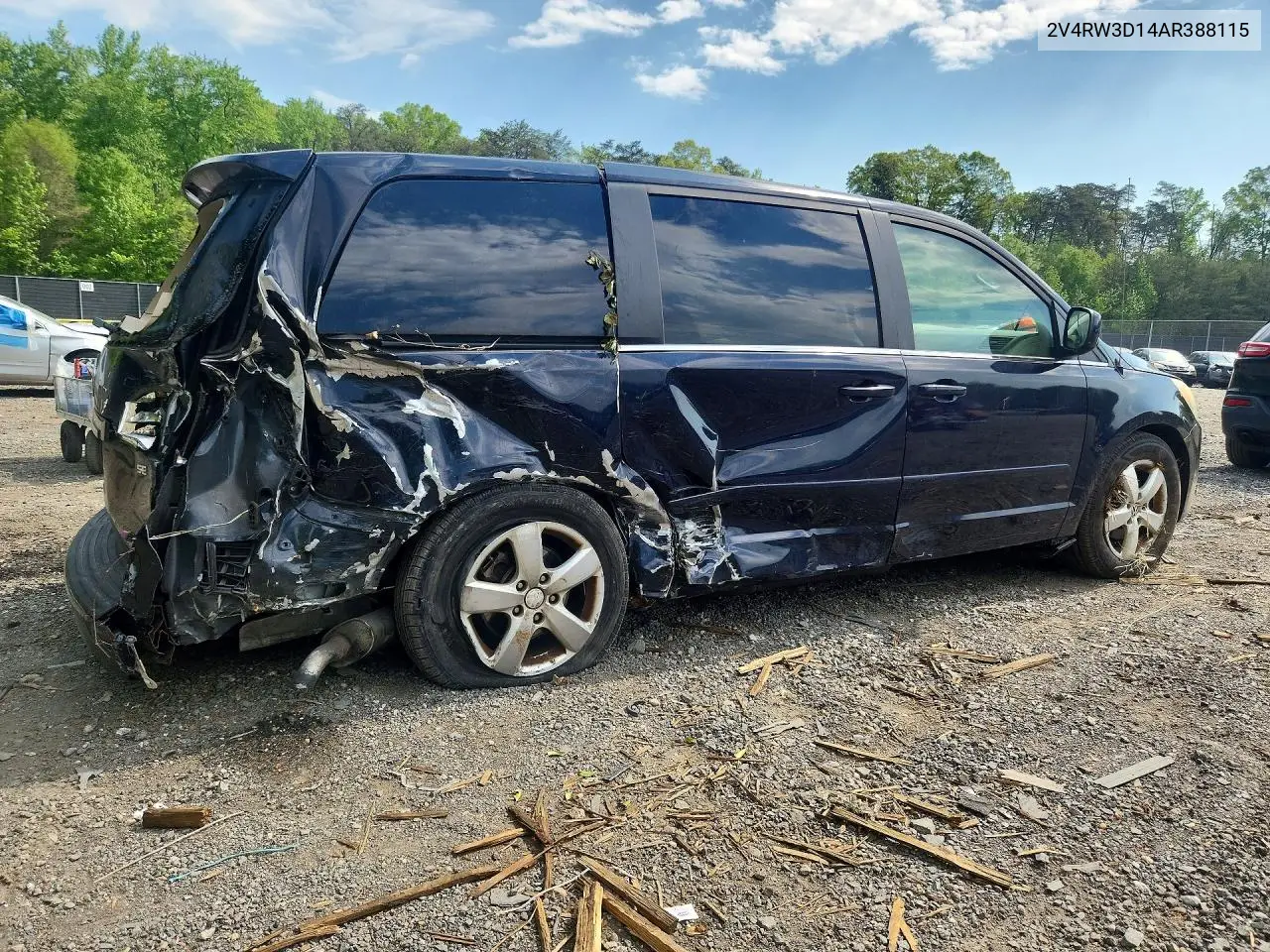2010 Volkswagen Routan Se VIN: 2V4RW3D14AR388115 Lot: 50914406