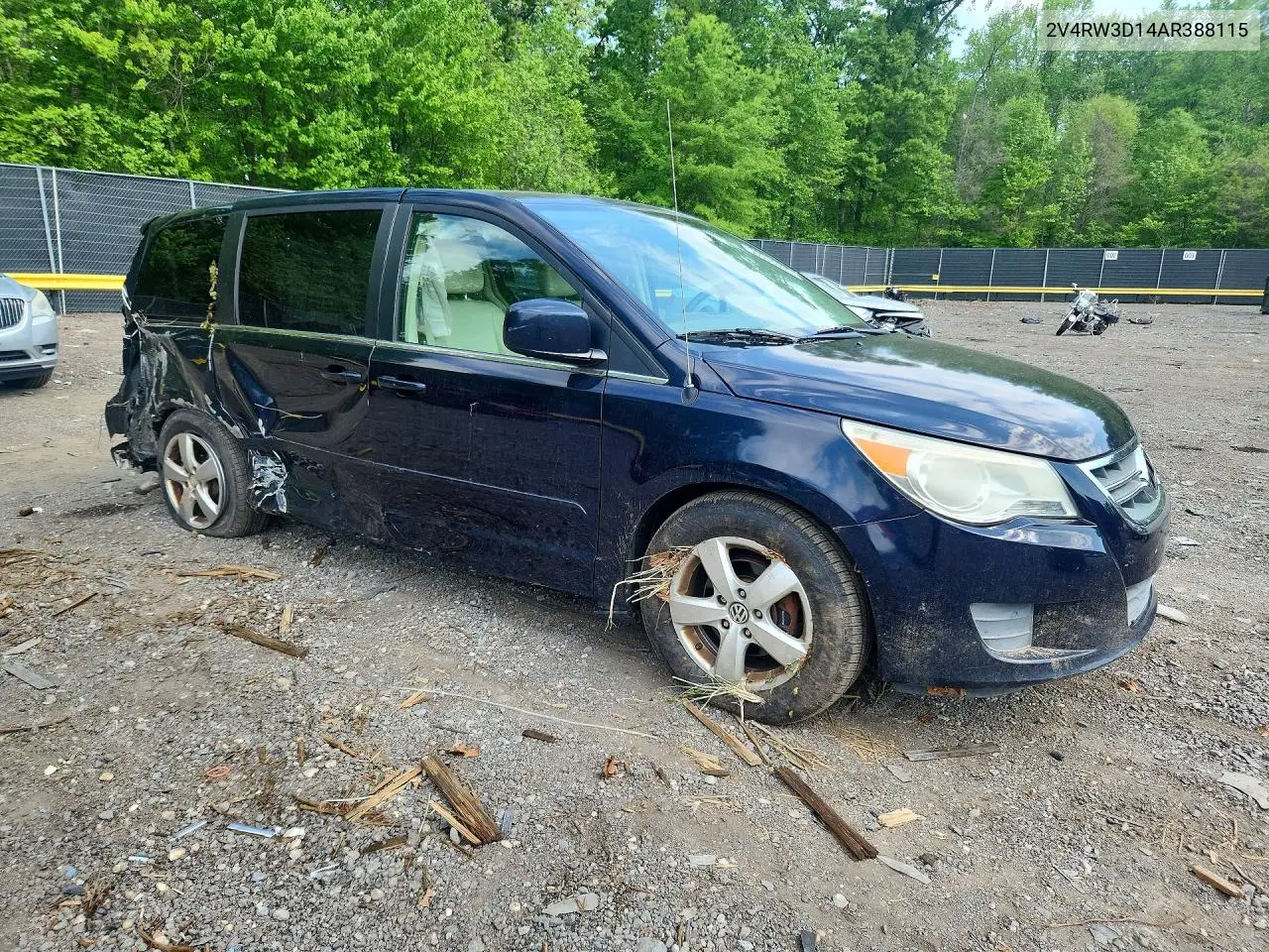2010 Volkswagen Routan Se VIN: 2V4RW3D14AR388115 Lot: 50914406