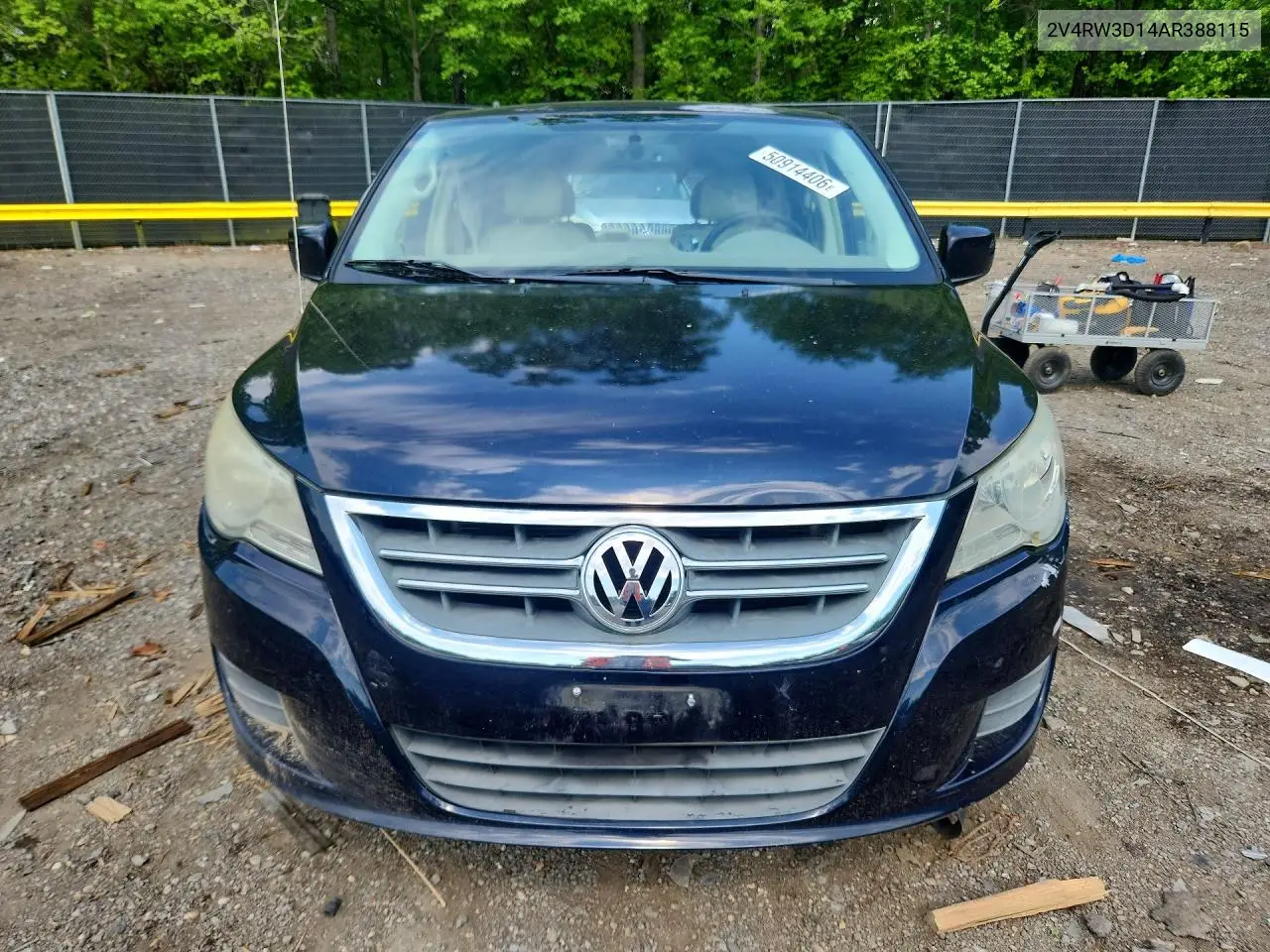 2010 Volkswagen Routan Se VIN: 2V4RW3D14AR388115 Lot: 50914406