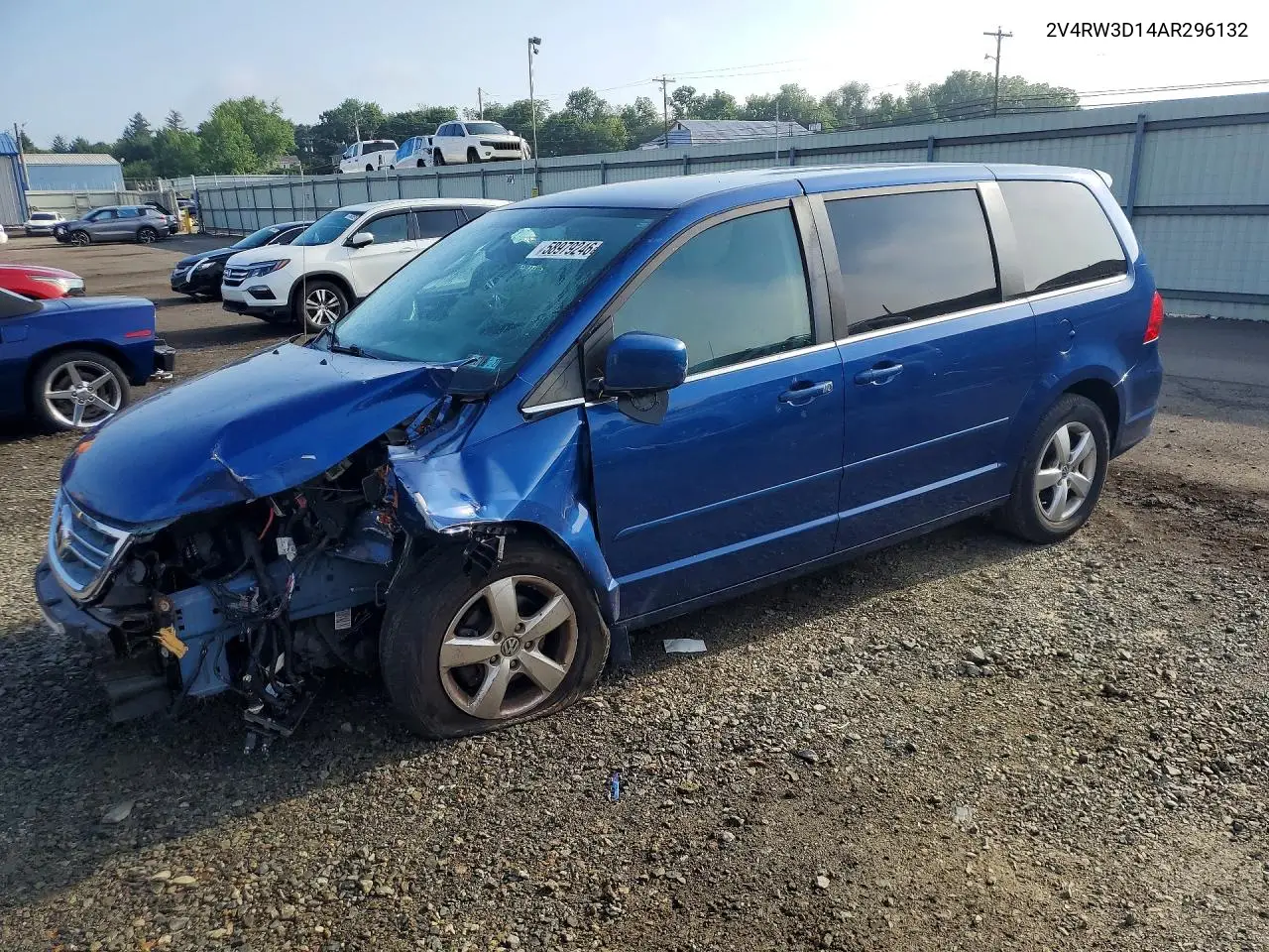 2010 Volkswagen Routan Se VIN: 2V4RW3D14AR296132 Lot: 58979246