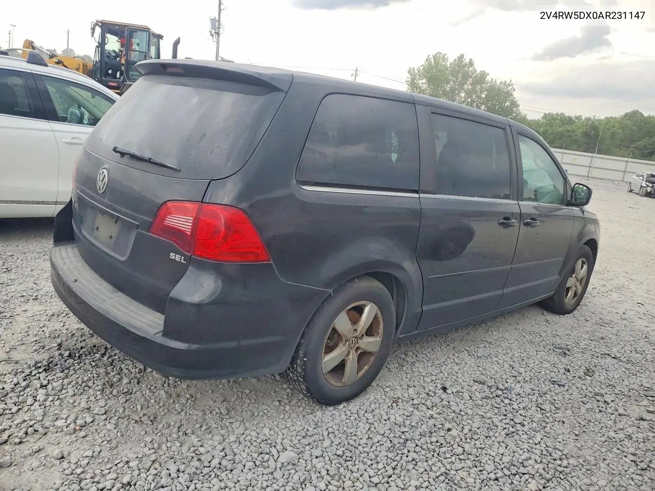 2010 Volkswagen Routan Sel VIN: 2V4RW5DX0AR231147 Lot: 59206236