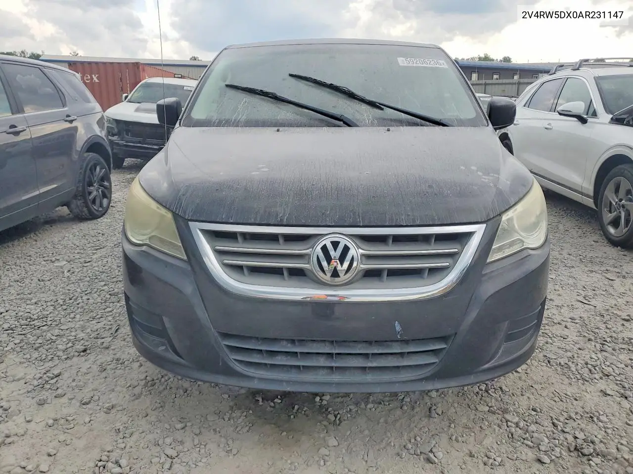 2010 Volkswagen Routan Sel VIN: 2V4RW5DX0AR231147 Lot: 59206236
