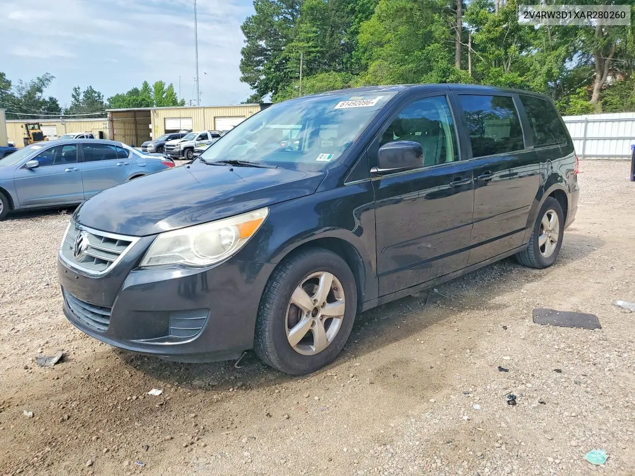 2010 Volkswagen Routan Se VIN: 2V4RW3D1XAR280260 Lot: 61492096