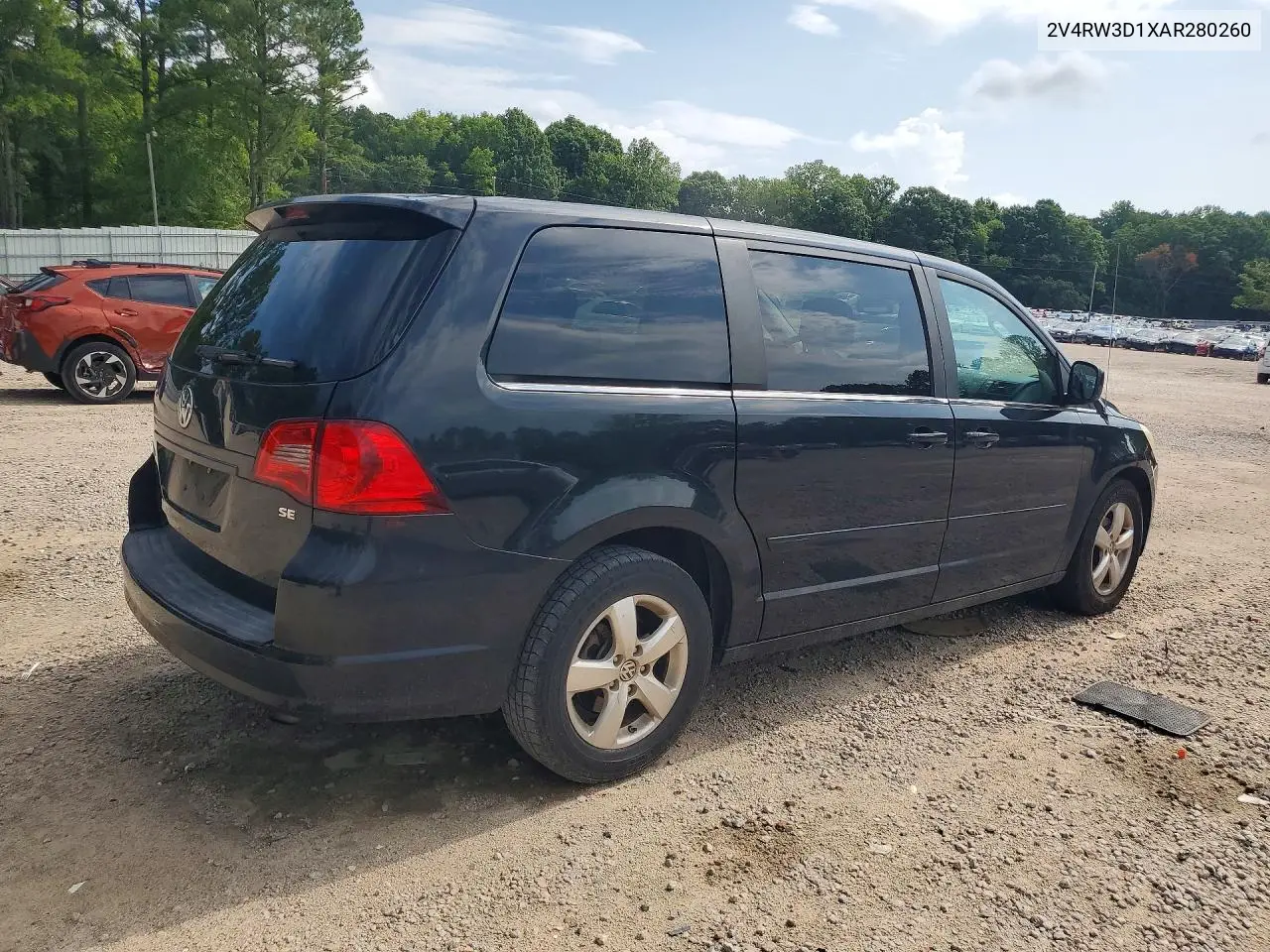 2010 Volkswagen Routan Se VIN: 2V4RW3D1XAR280260 Lot: 61492096