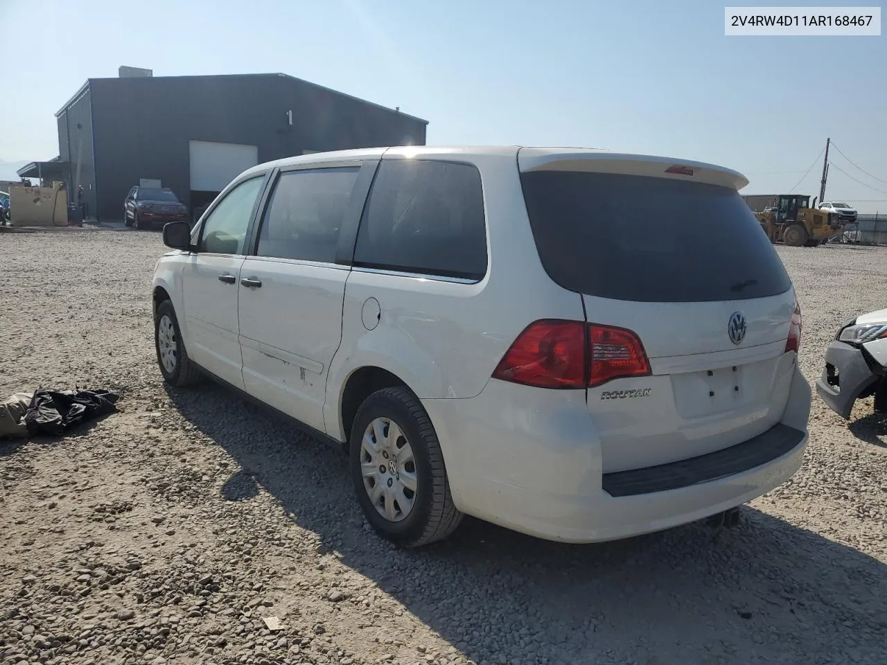 2010 Volkswagen Routan S VIN: 2V4RW4D11AR168467 Lot: 63194854