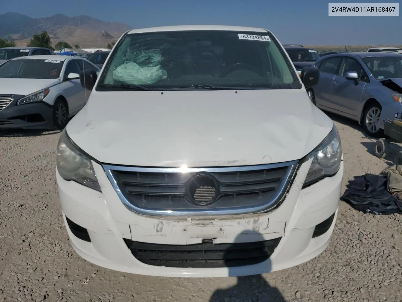 2010 Volkswagen Routan S VIN: 2V4RW4D11AR168467 Lot: 63194854