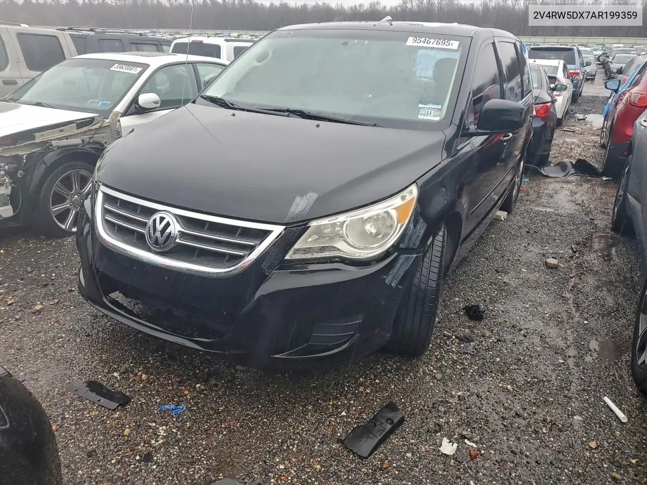 2010 Volkswagen Routan Sel VIN: 2V4RW5DX7AR199359 Lot: 95467695