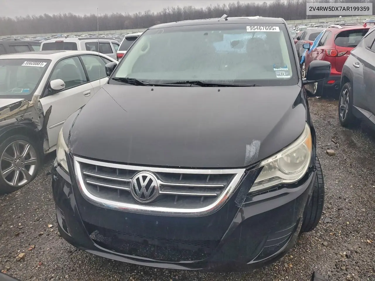 2010 Volkswagen Routan Sel VIN: 2V4RW5DX7AR199359 Lot: 95467695
