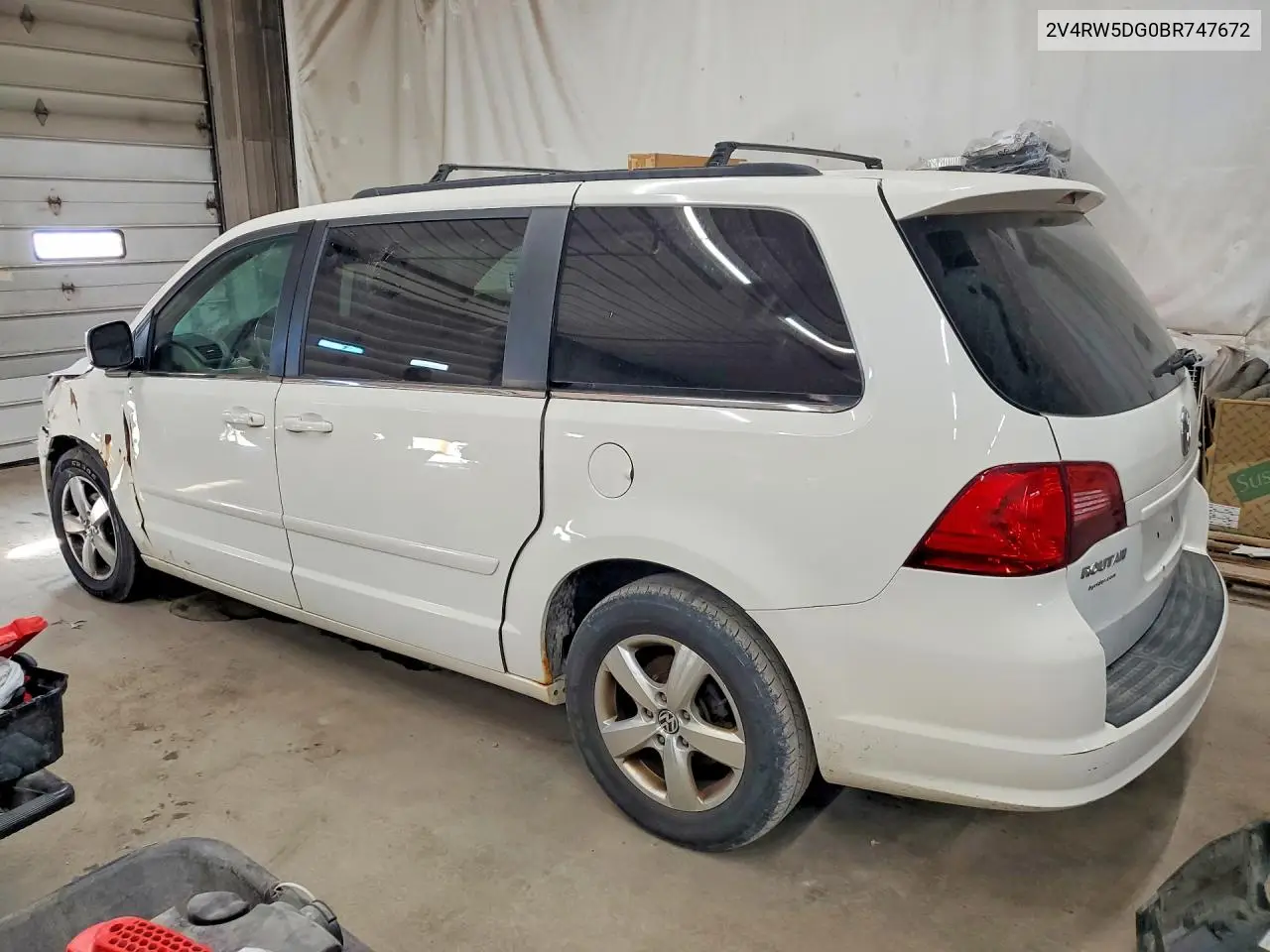 2011 Volkswagen Routan Sel VIN: 2V4RW5DG0BR747672 Lot: 54039356
