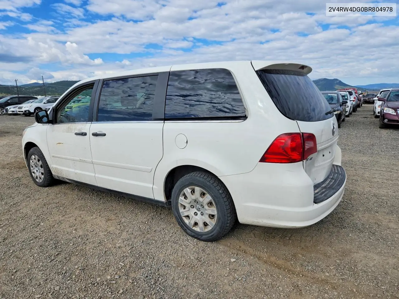 2011 Volkswagen Routan S VIN: 2V4RW4DG0BR804978 Lot: 57059276