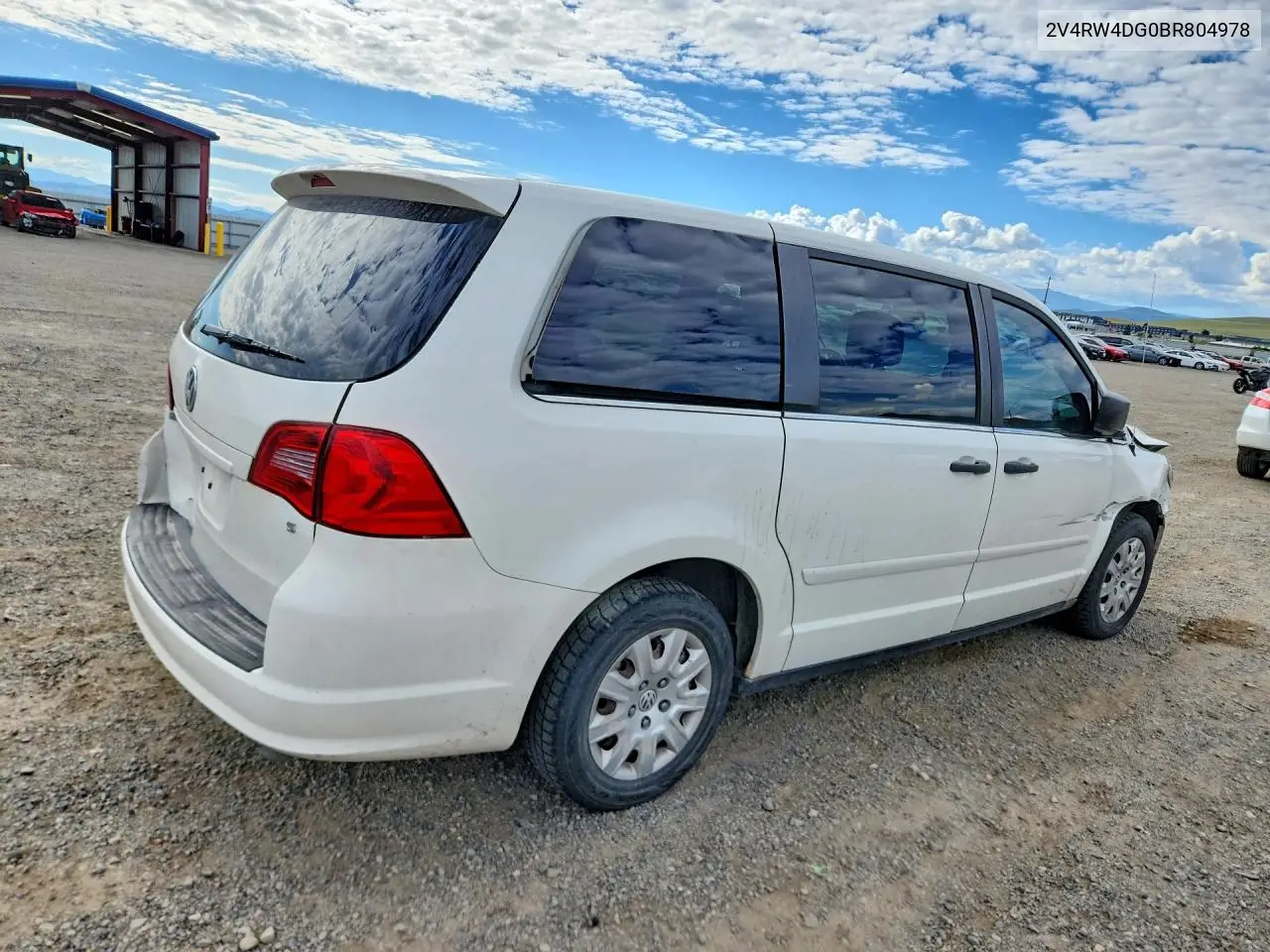 2011 Volkswagen Routan S VIN: 2V4RW4DG0BR804978 Lot: 57059276