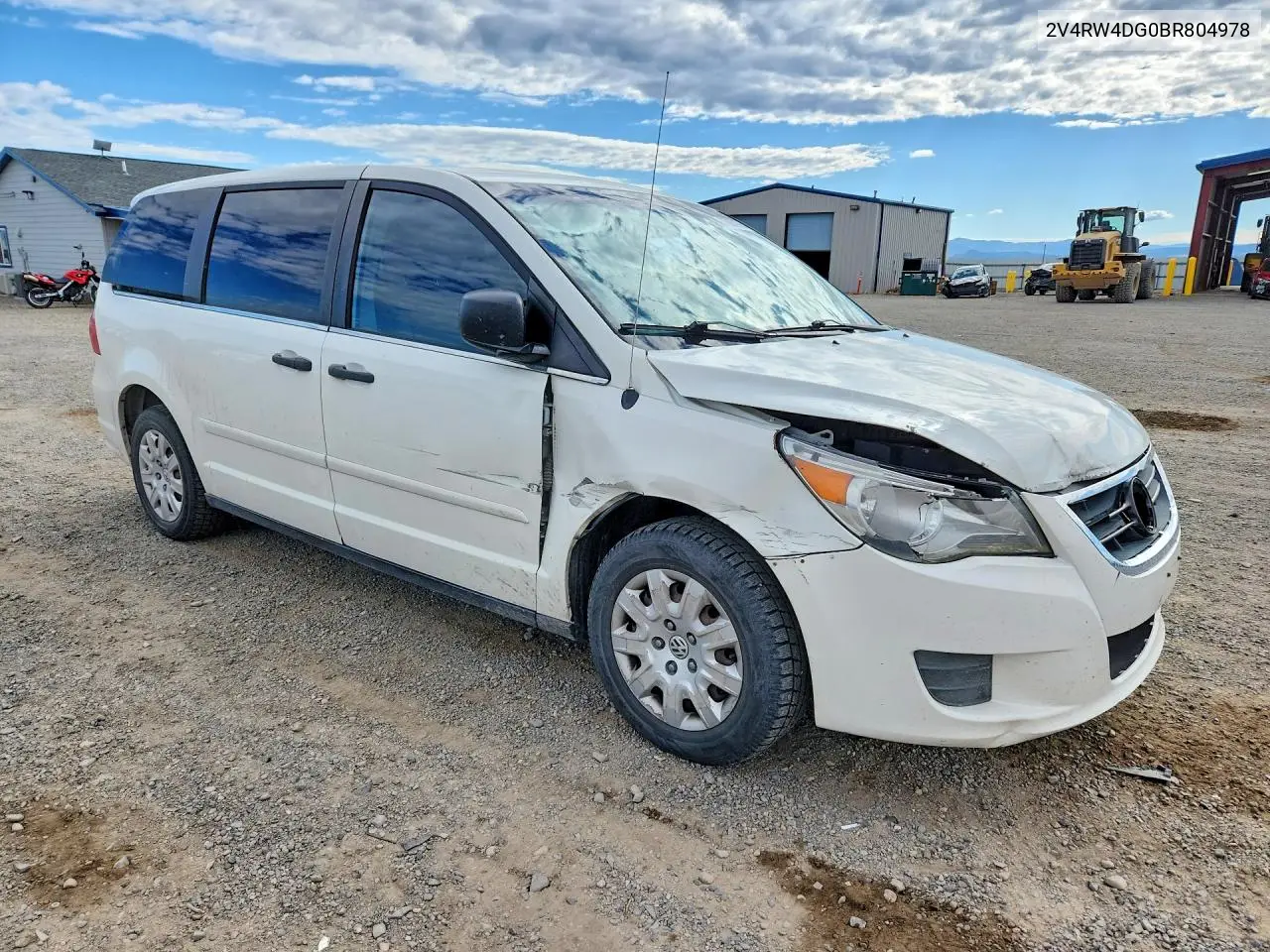 2011 Volkswagen Routan S VIN: 2V4RW4DG0BR804978 Lot: 57059276