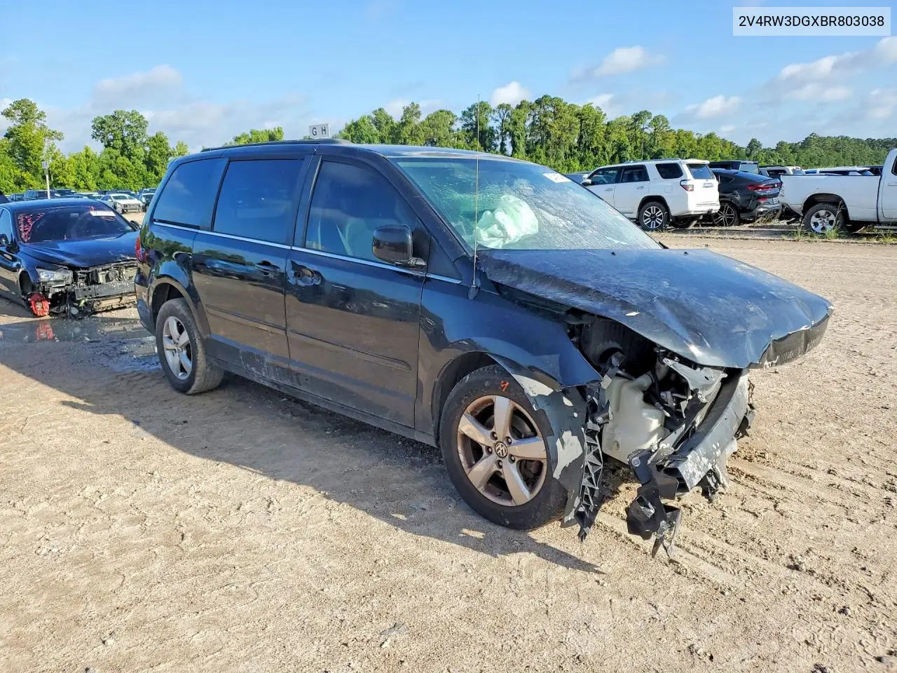 2011 Volkswagen Routan Se VIN: 2V4RW3DGXBR803038 Lot: 60401646