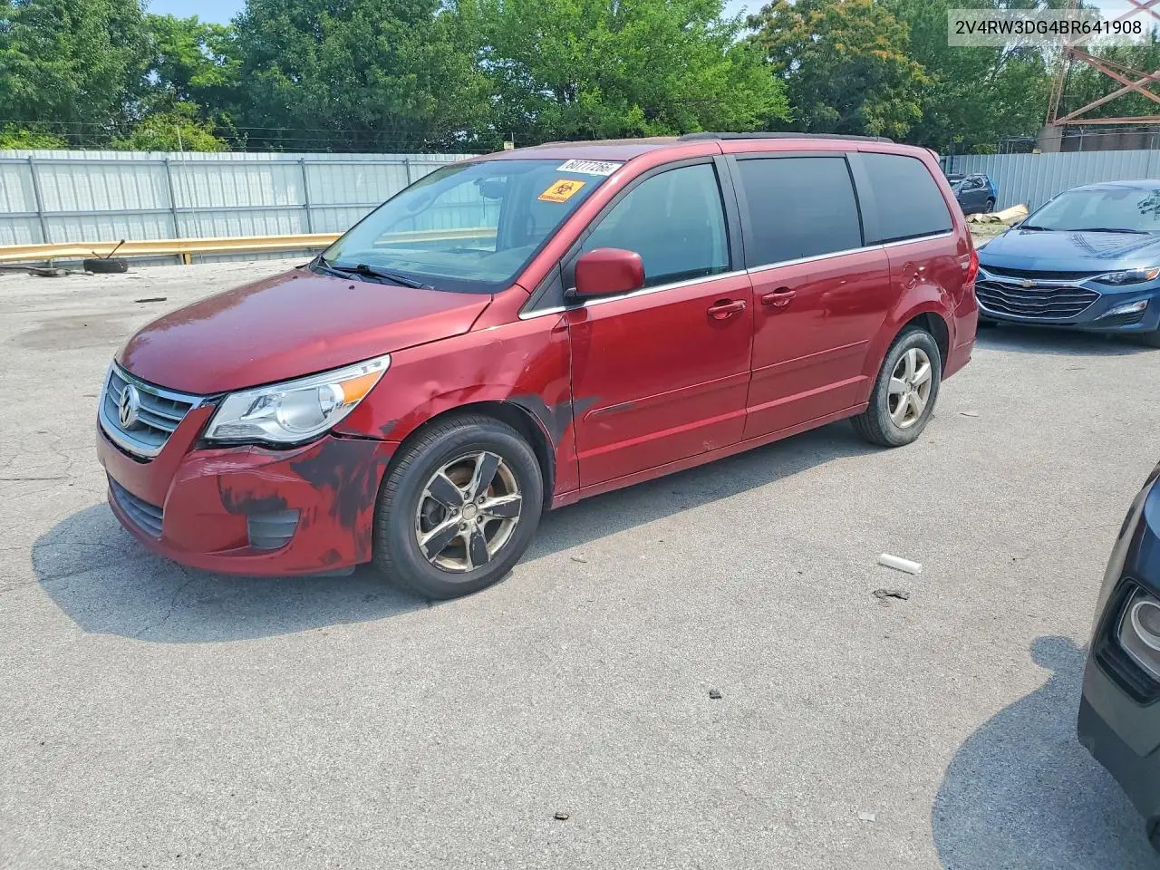 2011 Volkswagen Routan Se VIN: 2V4RW3DG4BR641908 Lot: 60777266