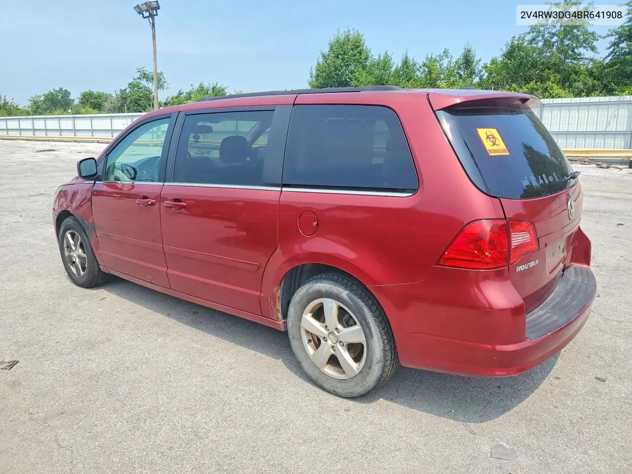2011 Volkswagen Routan Se VIN: 2V4RW3DG4BR641908 Lot: 60777266