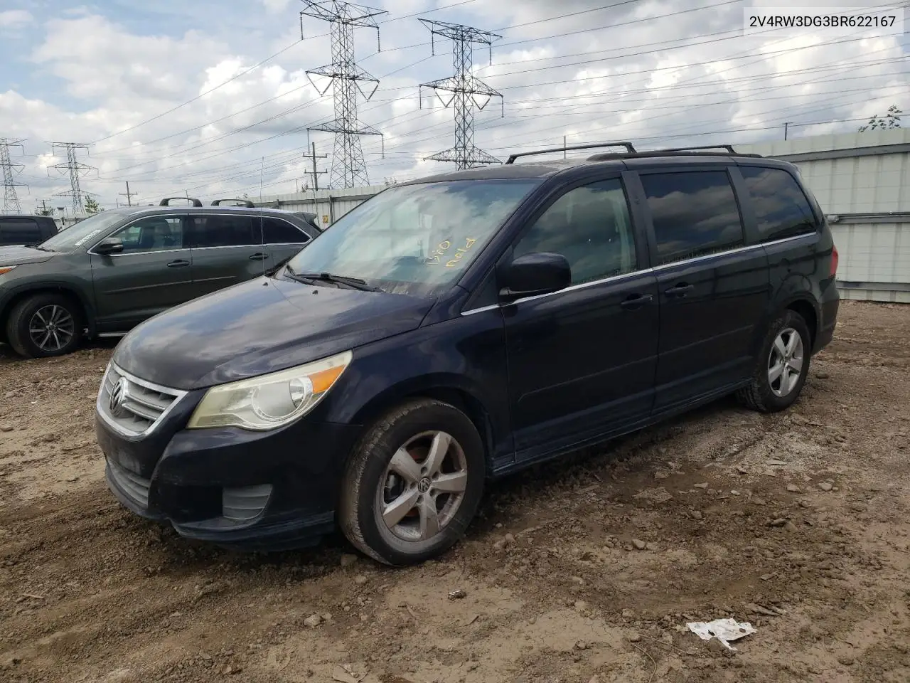2011 Volkswagen Routan Se VIN: 2V4RW3DG3BR622167 Lot: 73700905