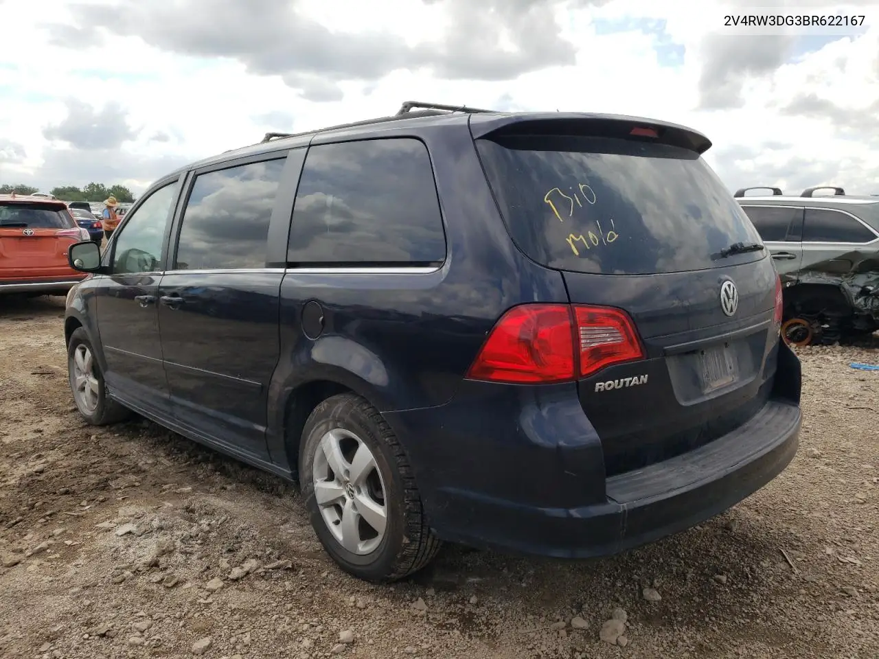 2011 Volkswagen Routan Se VIN: 2V4RW3DG3BR622167 Lot: 73700905
