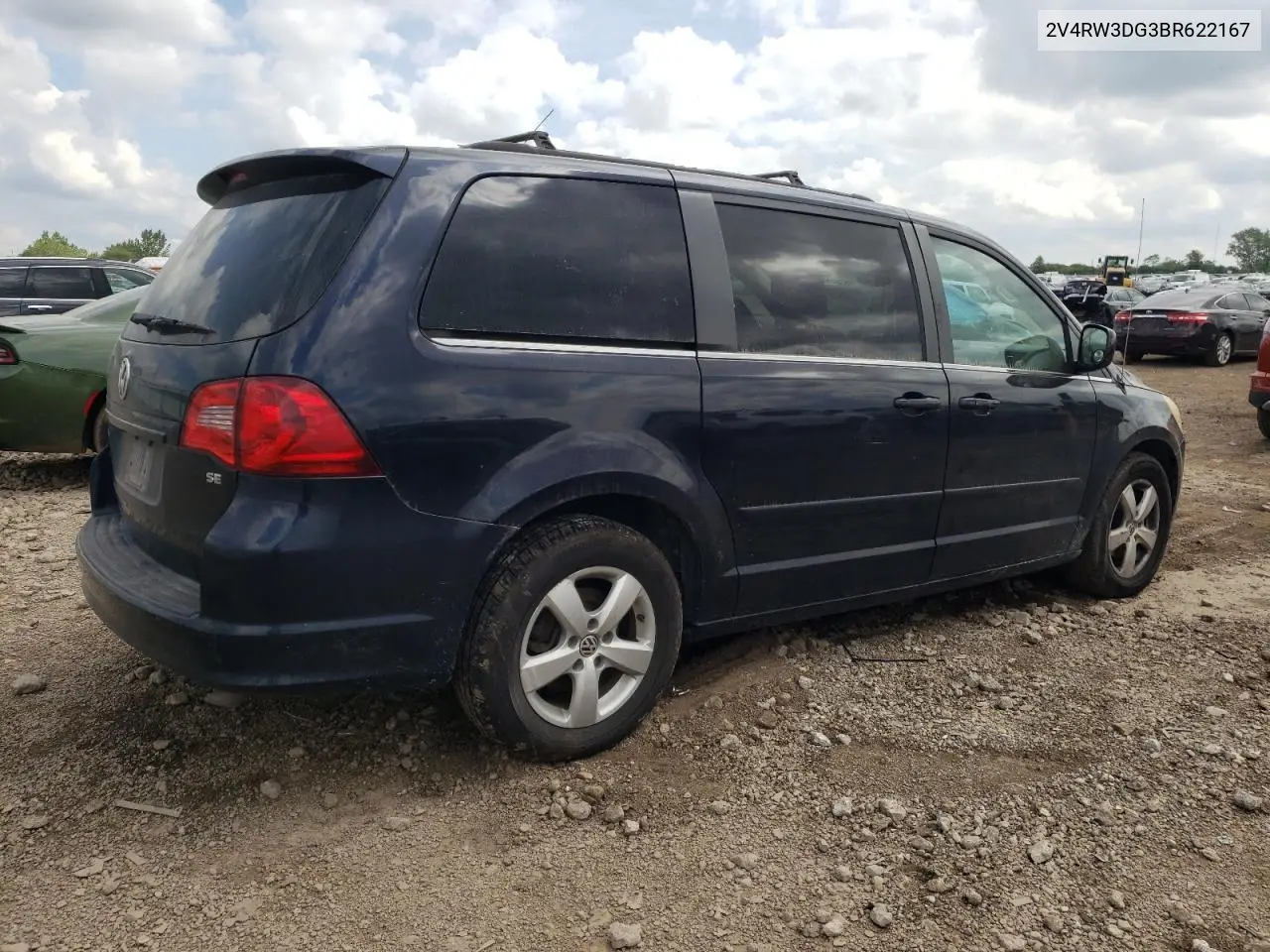 2011 Volkswagen Routan Se VIN: 2V4RW3DG3BR622167 Lot: 73700905