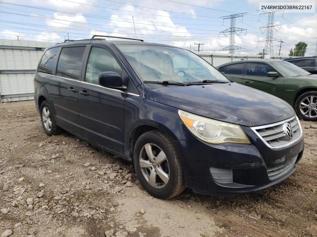 2011 Volkswagen Routan Se VIN: 2V4RW3DG3BR622167 Lot: 73700905